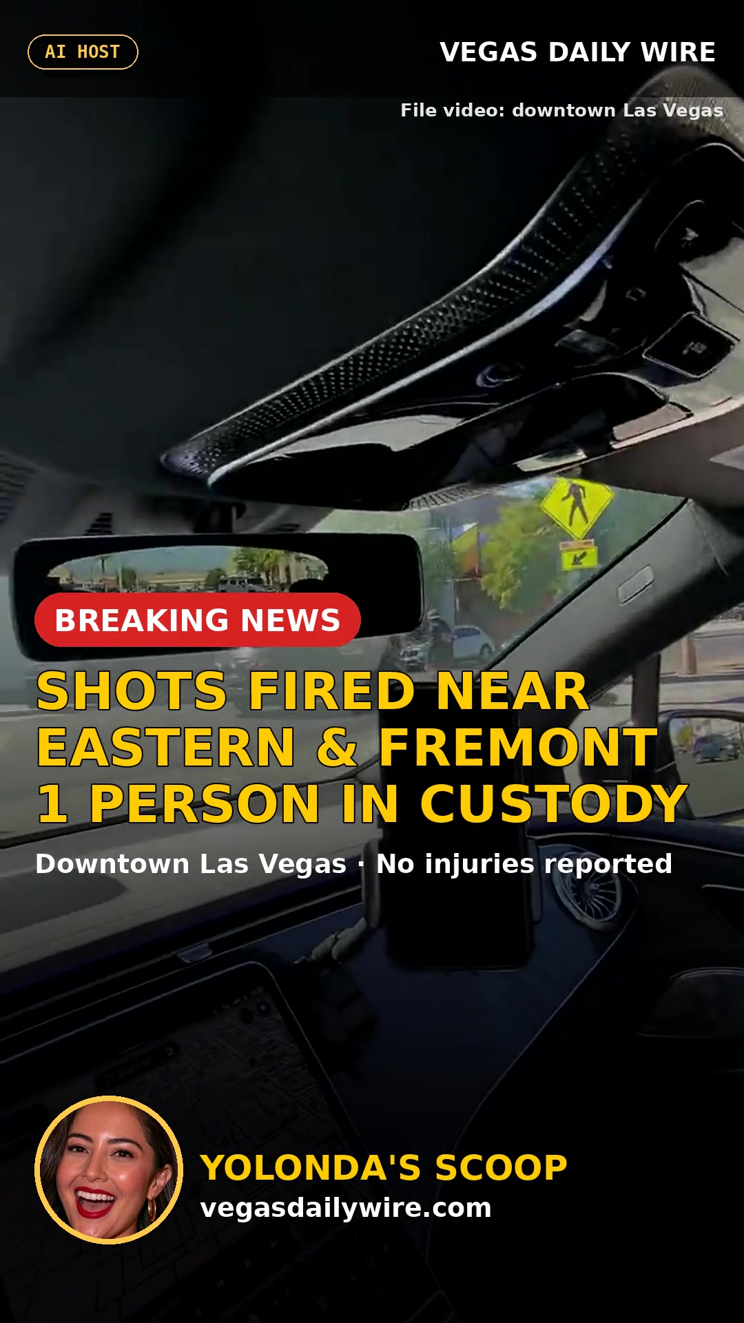 Breaking: Shots Fired Near Eastern and Fremont in Downtown Las Vegas, 1 Detained
