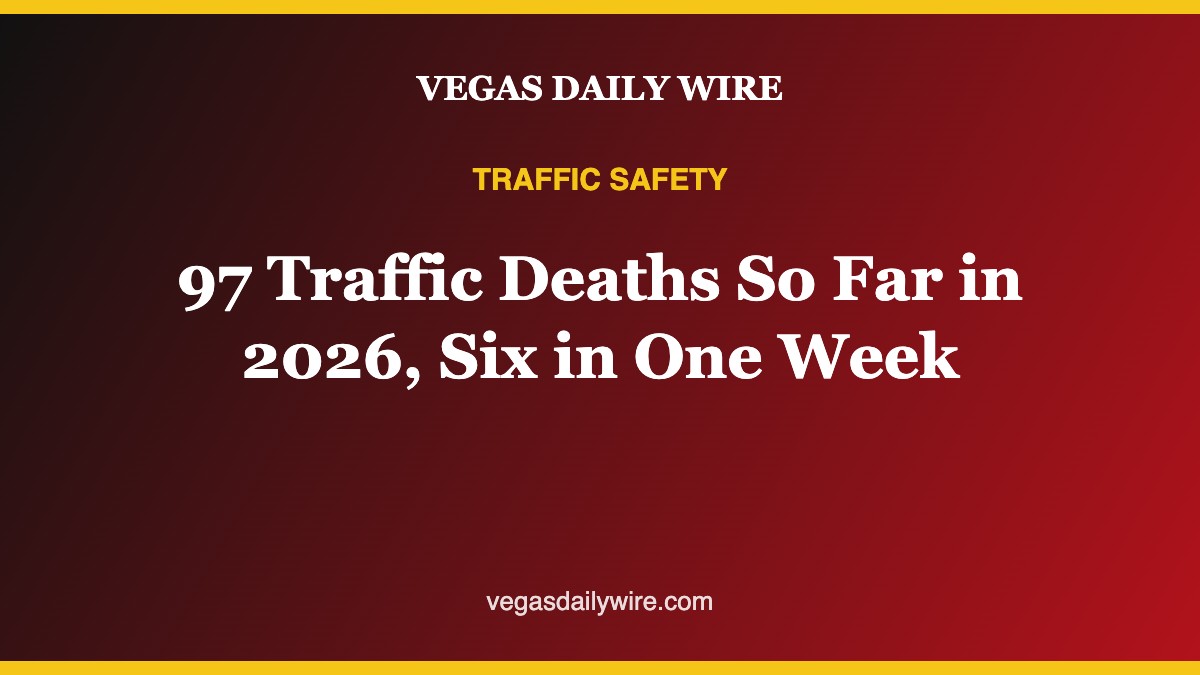 Metro: 97 Traffic Deaths in Las Vegas So Far This Year, Six in One Week