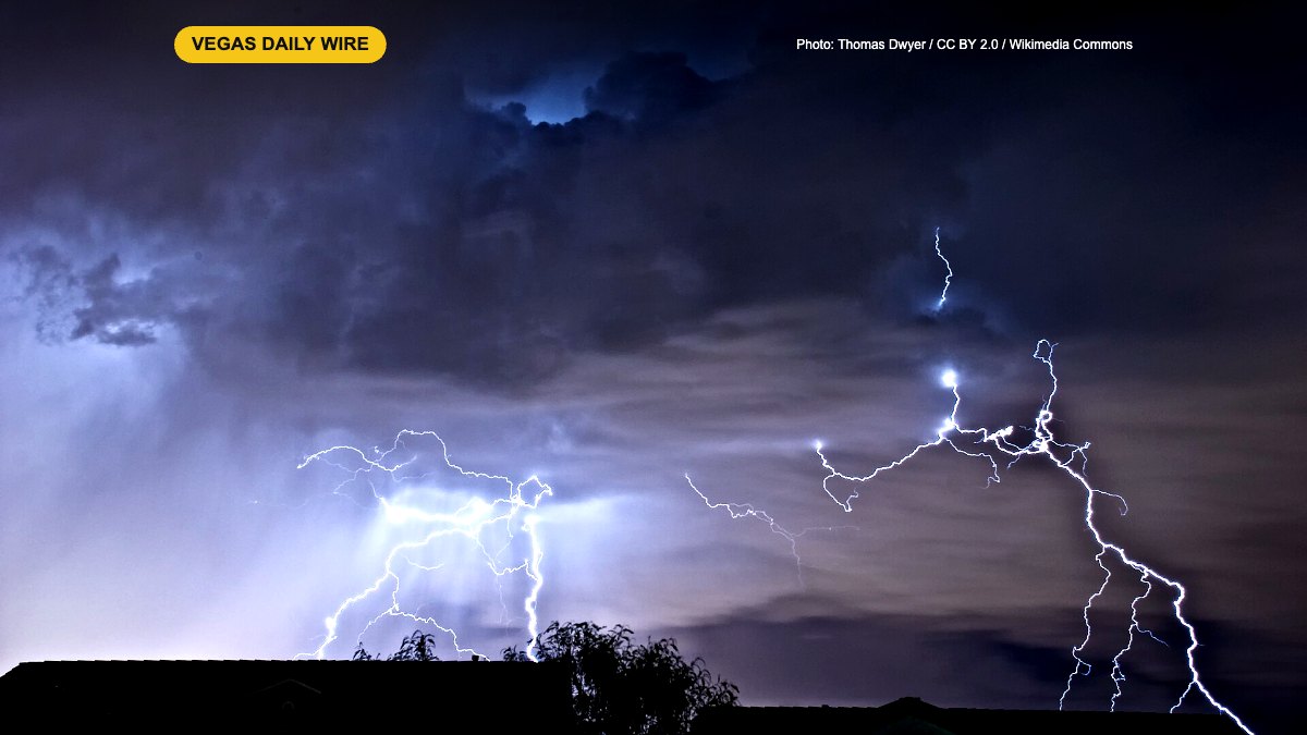 Halloween Weekend Forecast: Las Vegas Cools to 70 With Rain Chances Saturday Night (file photo)