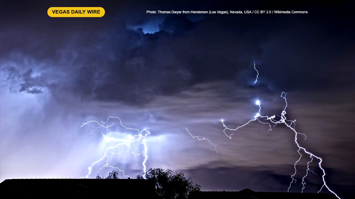 Showers Possible Friday and on Halloween in Las Vegas; Better Rain Chances Saturday Night Into Sunday (file photo)