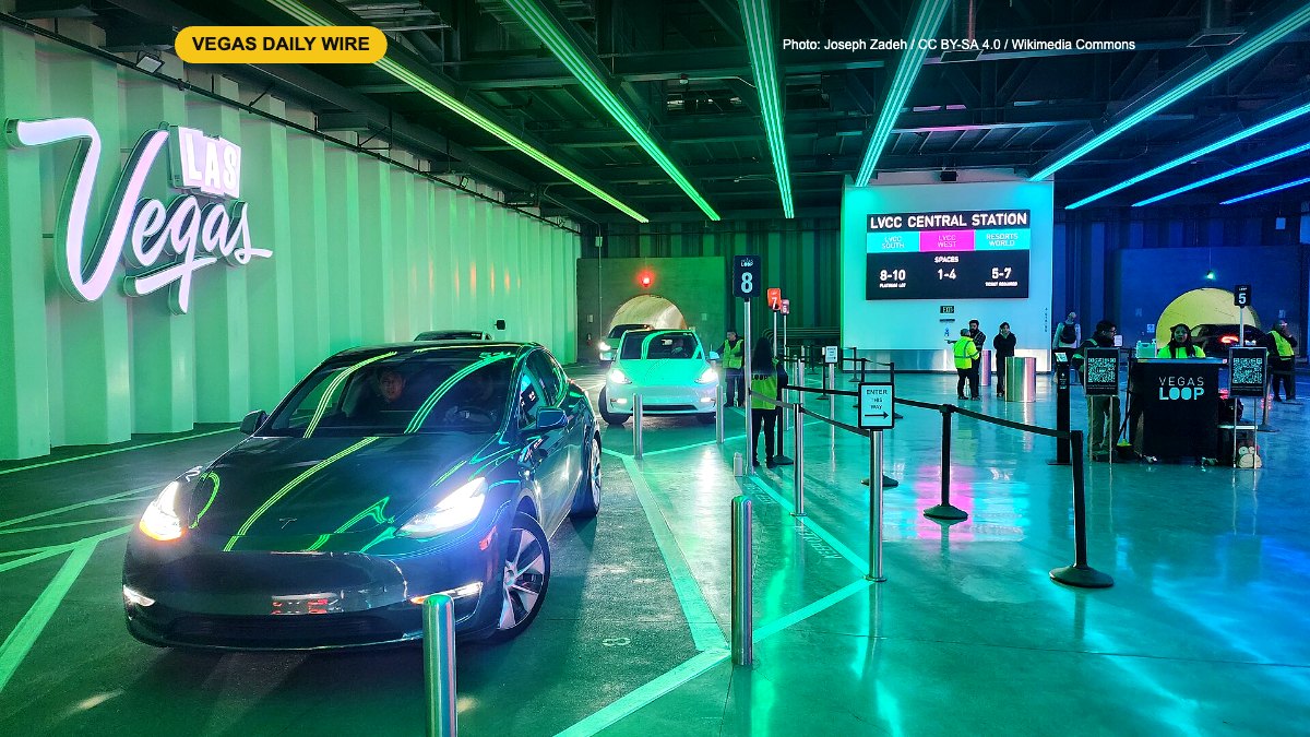 Vegas Loop’s New UNLV Station Still Has No Opening Date as F1 Nears (file photo)