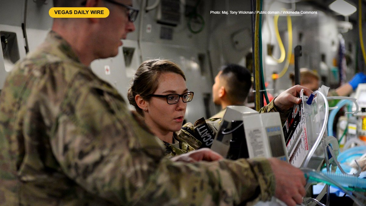 Nellis Air Force Medics Train on Real Trauma Cases at UMC, Up to 100 a Day (file photo)