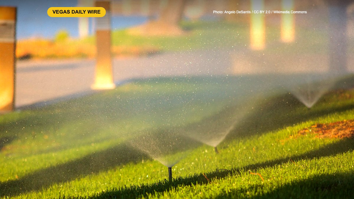 Las Vegas Valley Goes to One-Day-a-Week Watering Sunday as Rain Returns for Halloween (file photo)